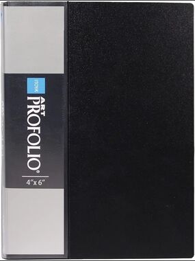 Art ProFolio 4" x 6" Black Photo Portfolio